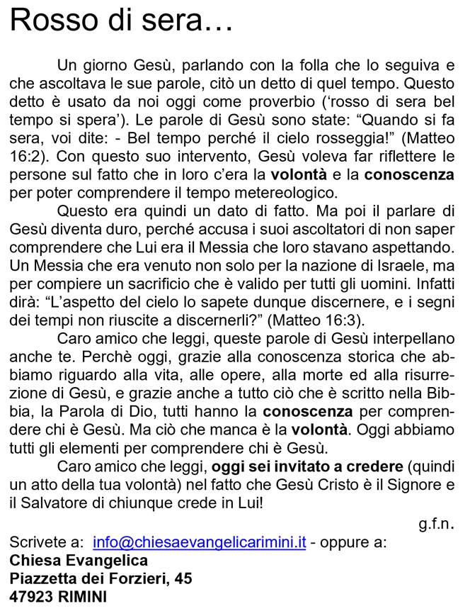 Parola di Luglio Parola di Luglio
