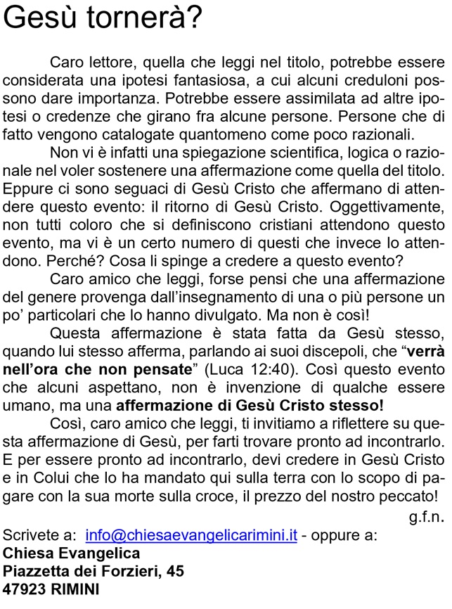 Parola di Maggio Parola di Maggio